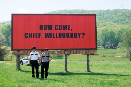 Кадр из фильма Три билборда на границе Эббинга, Миссури