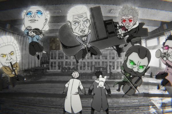Кадр из фильма Дандадан: Злой глаз (дубляж Студийная Банда)