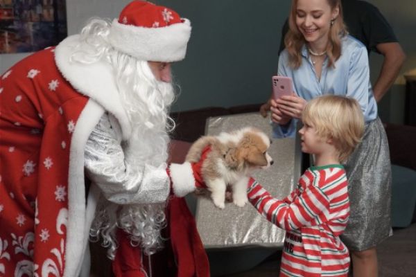 Кадр из фильма Наш папа – Дед Мороз