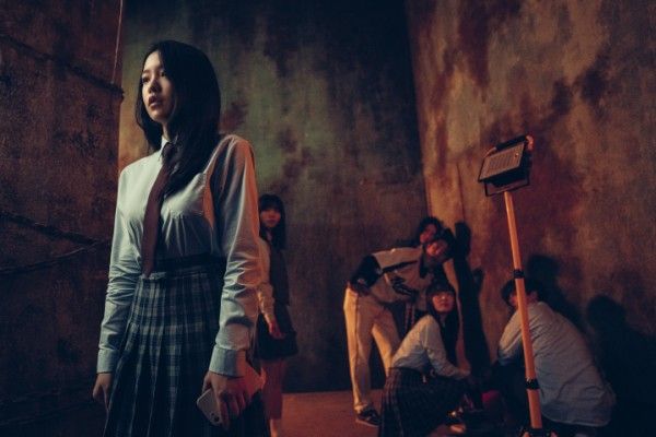 Кадр из фильма Два, три, призрак, приди! 