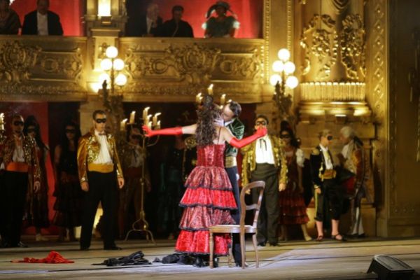 Кадр из фильма Оперный фестиваль в Санкт-Маргаретен: Травиата 