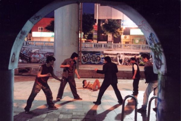 Кадр из фильма Олдбой 