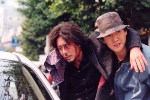 Кадр из фильма Олдбой 