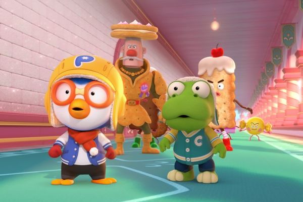 Кадр из фильма Пингвинёнок Пороро. Приключения в мире сладостей 