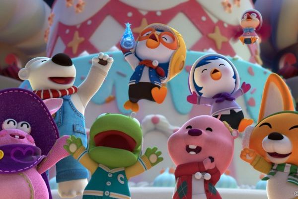 Кадр из фильма Пингвинёнок Пороро. Приключения в мире сладостей 