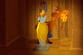 Кадр из фильма Три богатыря и принцесса Египта