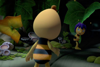 Кадр из фильма Пчёлка Майя и Кубок мёда