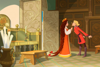 Кадр из фильма Три богатыря и наследница престола