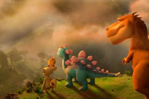 Кадр из фильма Приключения динозавров