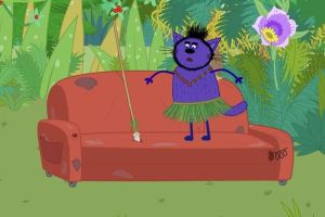 Кадр из фильма Три Кота. Путешествие во времени