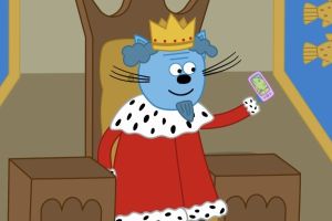 Кадр из фильма Три Кота. Путешествие во времени