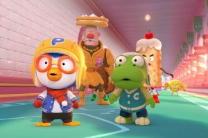 Кадр из фильма Пингвинёнок Пороро. Приключения в мире сладостей 