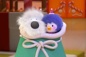 Кадр из фильма Пингвинёнок Пороро. Приключения в мире сладостей 